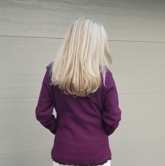 Carson Purple Wool Jacket, Small, $75 - Picture 9 of 10